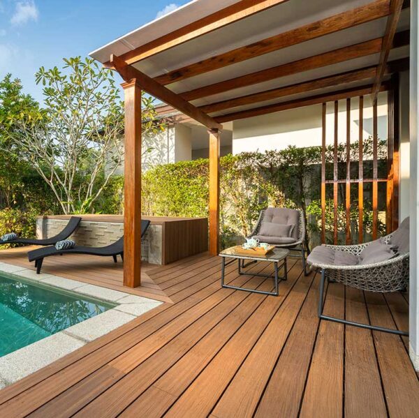 Lame de terrasse en teck
